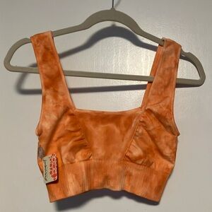 NWT Free People Movement Good Karma Tie Dye Bra Size Medium/Large